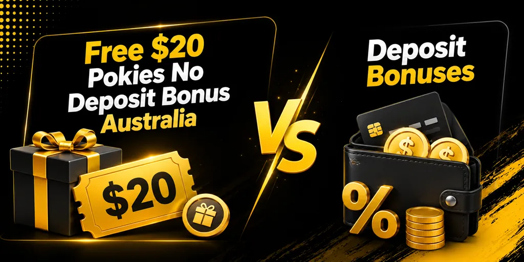Free $20 Pokies No Deposit Bonus Australia Vs Deposit Bonuses