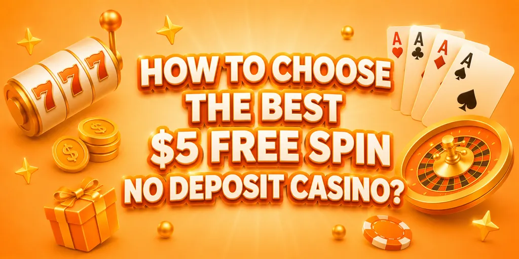 How To Choose The Best $5 Free Spin No Deposit Casino?