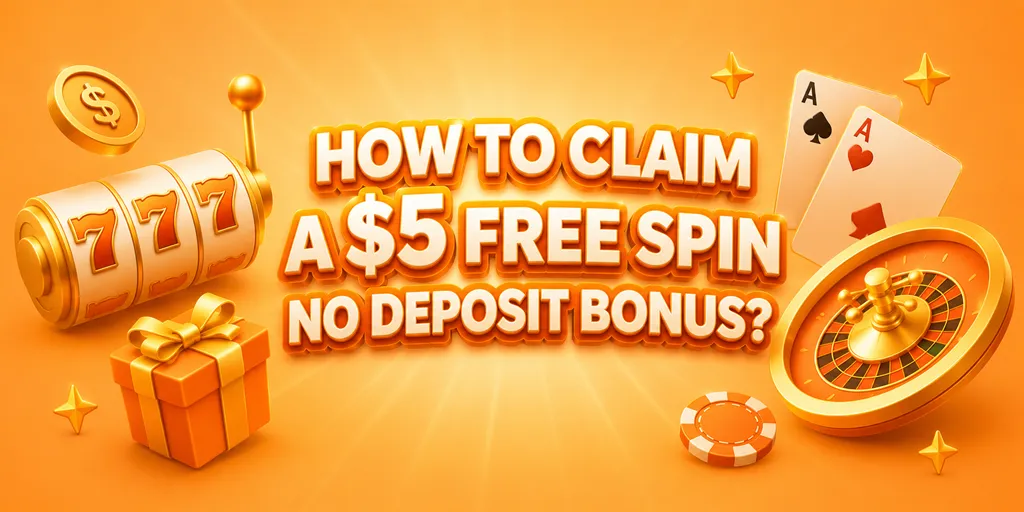 How To Claim A $5 Free Spin No Deposit Bonus?