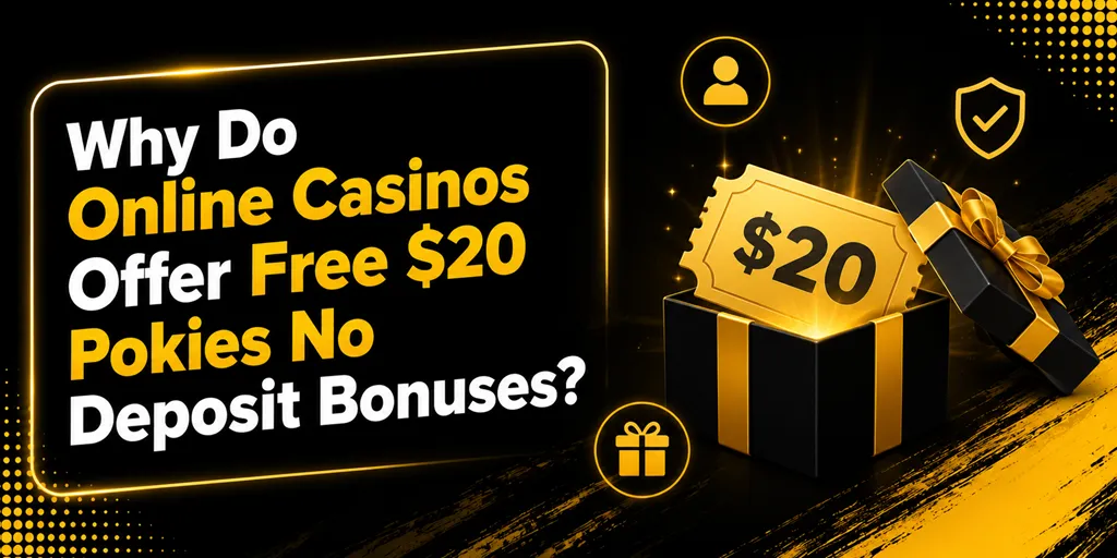 Why Do Online Casinos Offer Free $20 Pokies No Deposit Bonuses