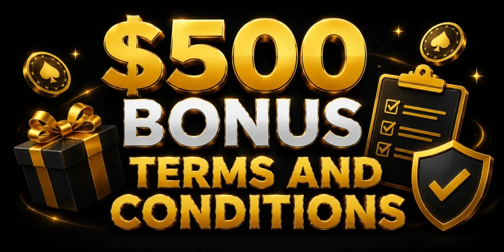 $500 Bonus Terms And Conditions