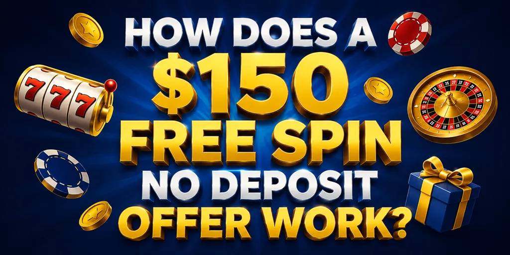 How Does A $150 Free Spin No Deposit Offer Work?