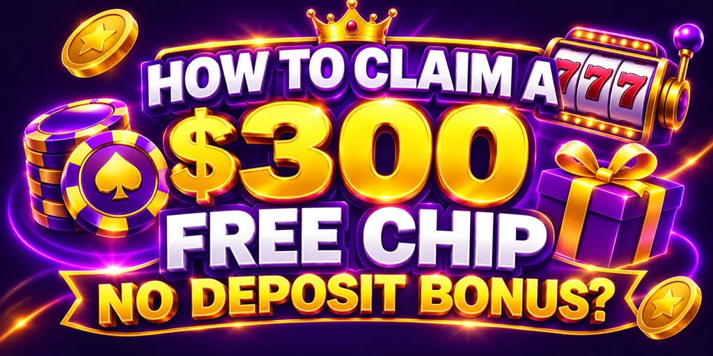 How To Claim A $300 Free Chip No Deposit Bonus?