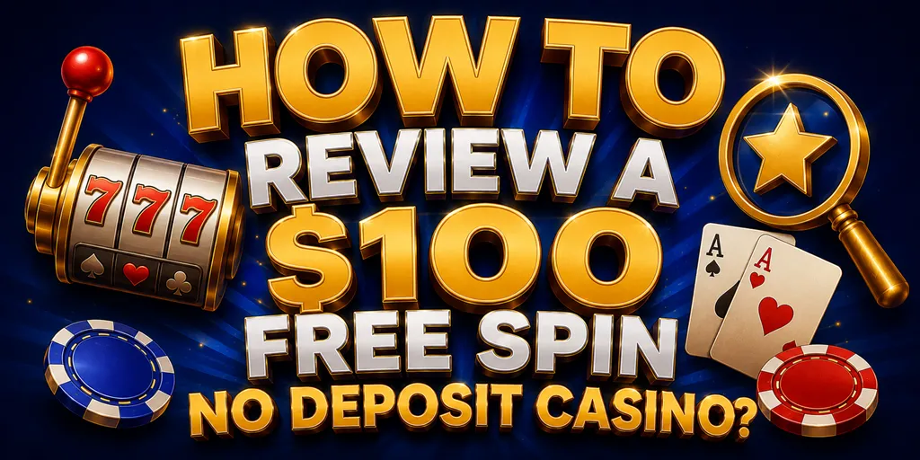 How To Review A $100 Free Spin No Deposit Casino?