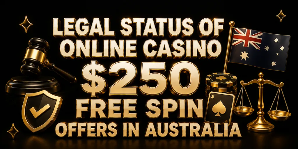 Legal Status Of Online Casino $250 Free Spin Offers In Australia