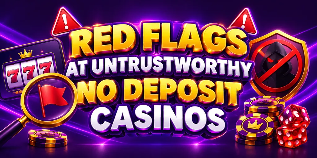 Red Flags At Untrustworthy No Deposit Casinos