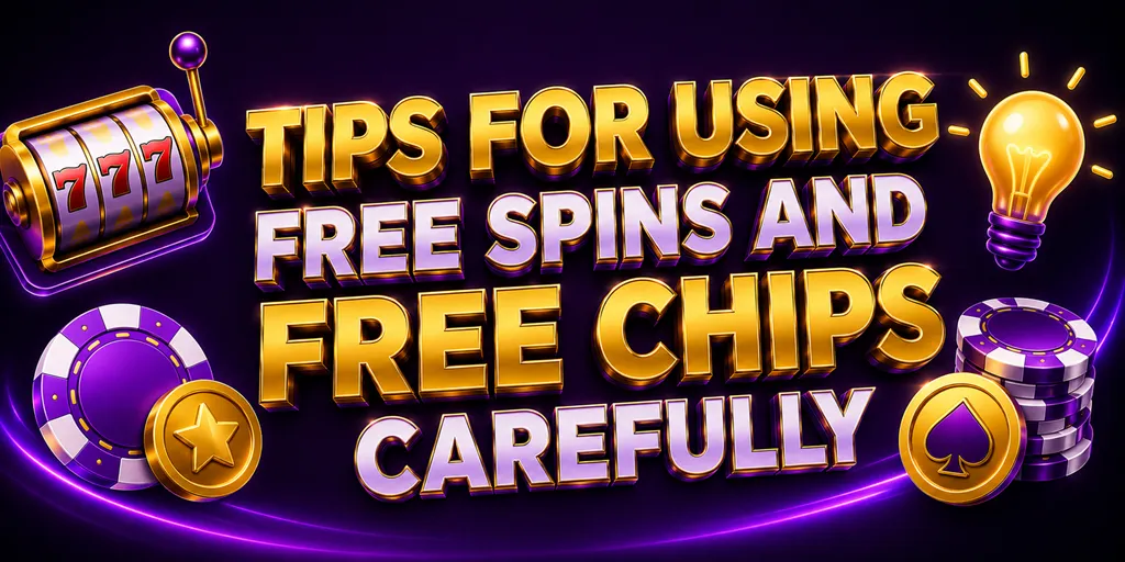 Tips For Using Free Spins And Free Chips Carefully