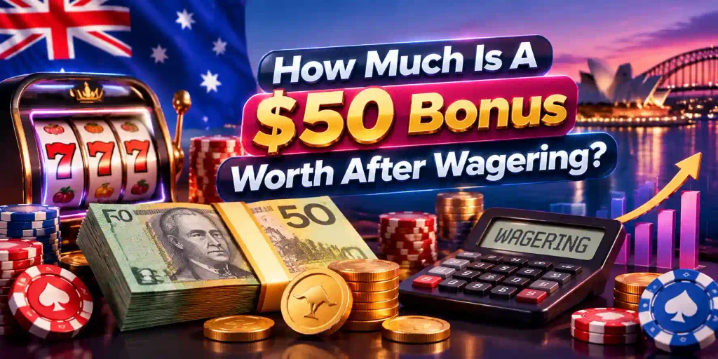 How Much Is A $50 Bonus Worth After Wagering