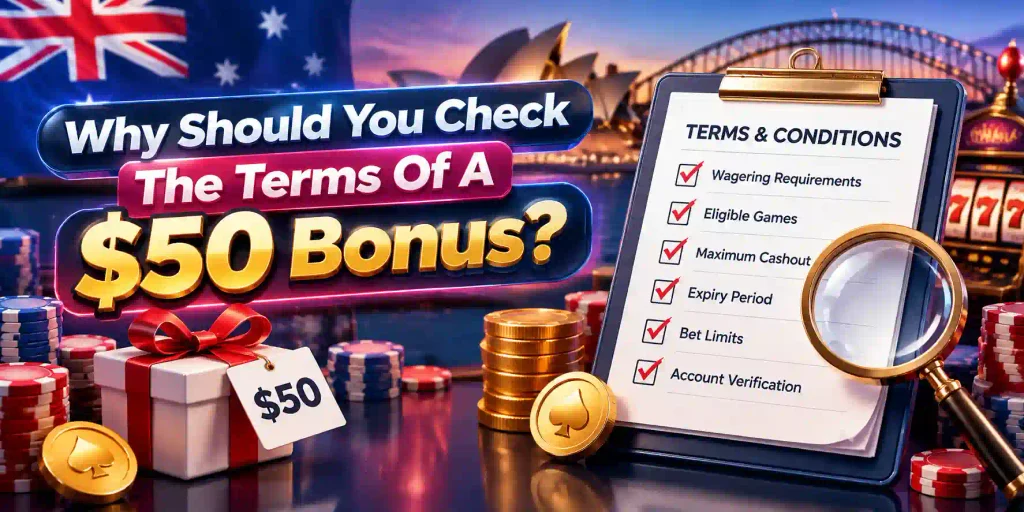 Why Should You Check The Terms Of A $50 Bonus